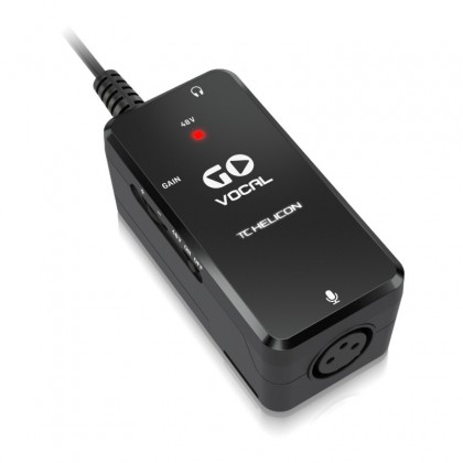 TC Helicon GO VOCAL High-Quality Microphone Preamp for Mobile Devices